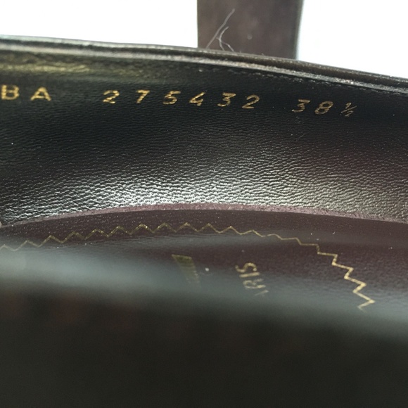 YSL Tribute 105 Chocolate/Coffee Suede 38.5 - Picture 5 of 8